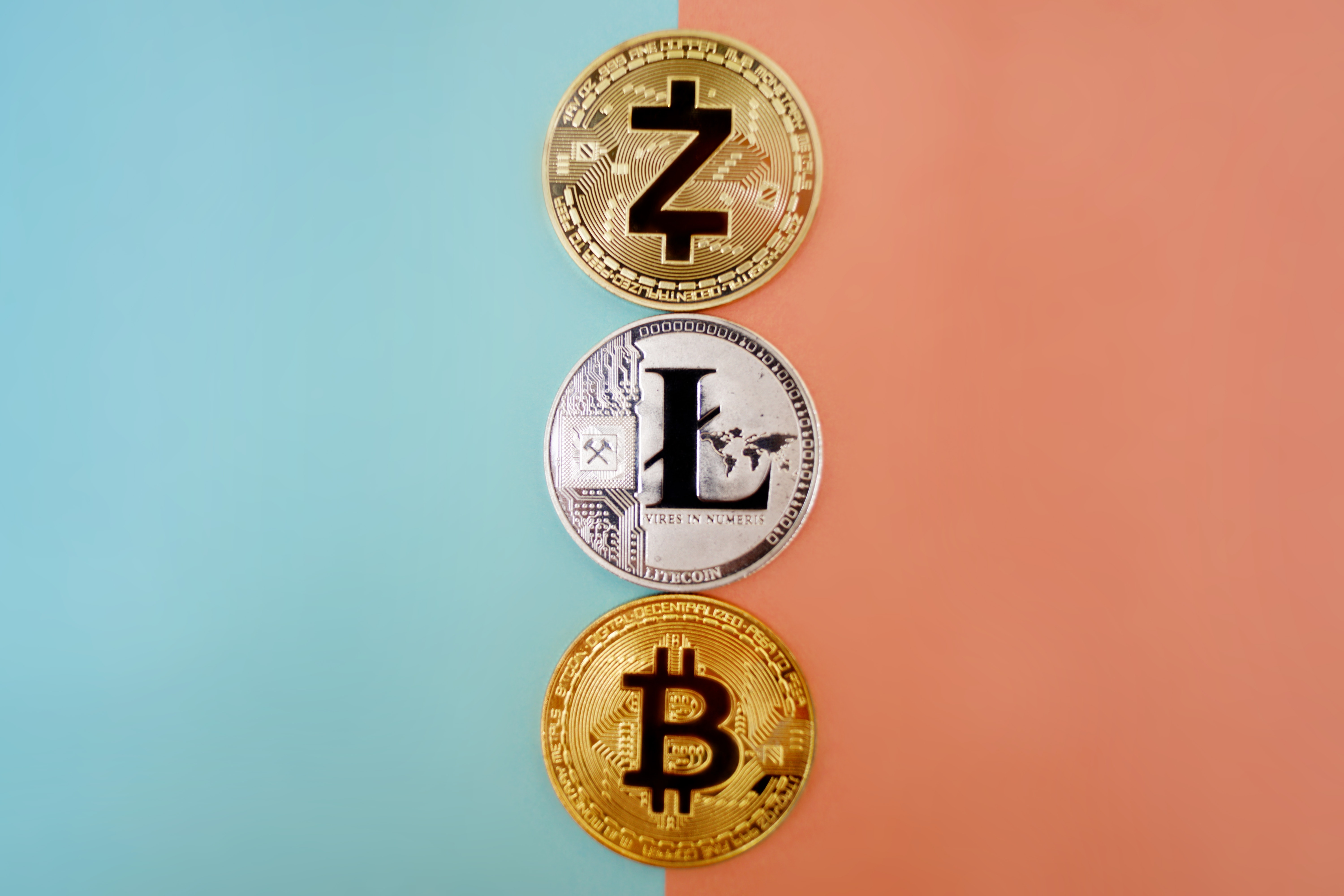  three cryptocurrency coins